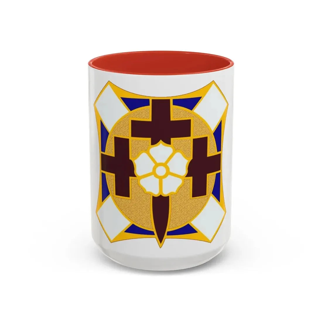 MEDDAC Fort McPherson US (U.S. Army) Accent Coffee Mug 15oz Red - Go Mug Yourself