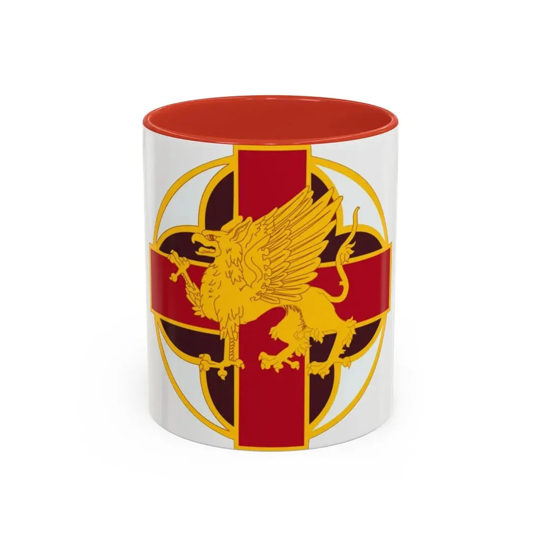 MEDDAC Fort Ord US (U.S. Army) Accent Coffee Mug 11oz Red - Go Mug Yourself