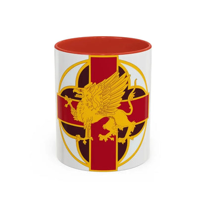 MEDDAC Fort Ord US (U.S. Army) Accent Coffee Mug 11oz Red - Go Mug Yourself