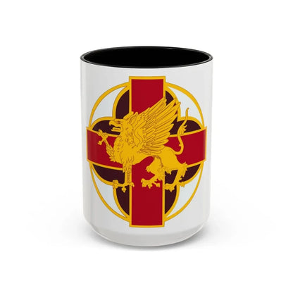 MEDDAC Fort Ord US (U.S. Army) Accent Coffee Mug 15oz Black - Go Mug Yourself