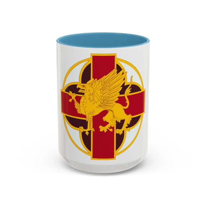 MEDDAC Fort Ord US (U.S. Army) Accent Coffee Mug 15oz Light Blue - Go Mug Yourself