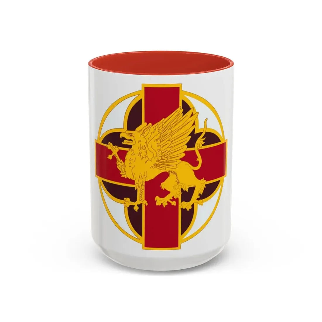 MEDDAC Fort Ord US (U.S. Army) Accent Coffee Mug 15oz Red - Go Mug Yourself