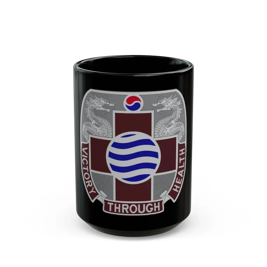 MEDDAC Korea US (U.S. Army) Black Coffee Mug - Go Mug Yourself