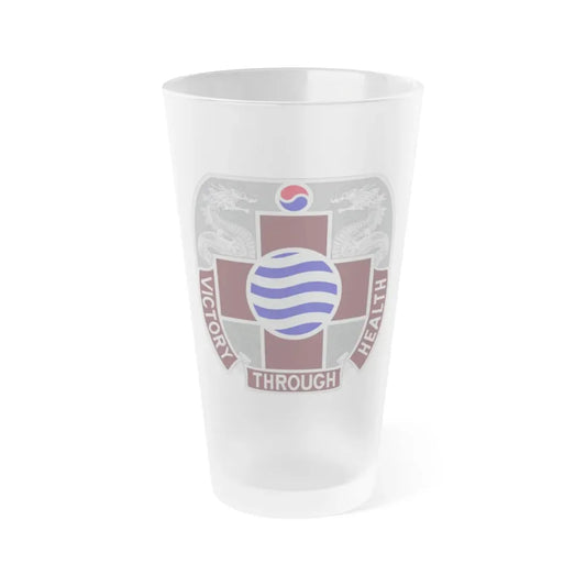 MEDDAC Korea US (U.S. Army) Frosted Pint Glass 16oz Default Title - Go Mug Yourself