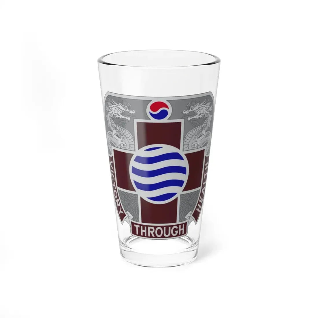 MEDDAC Korea US (U.S. Army) Pint Glass 16oz 16oz - Go Mug Yourself