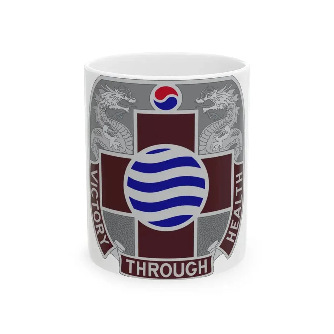MEDDAC Korea US (U.S. Army) White Coffee Mug 11oz - Go Mug Yourself