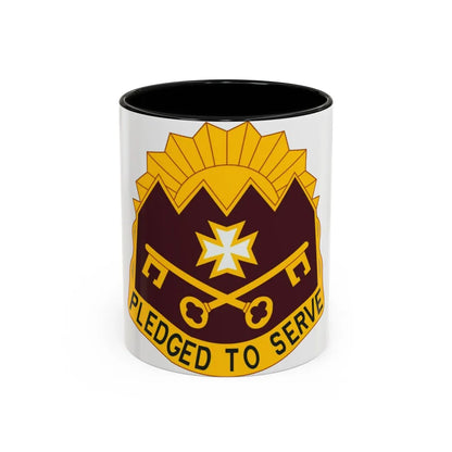 MEDDAC Sierra Depot US (U.S. Army) Accent Coffee Mug 11oz Black - Go Mug Yourself