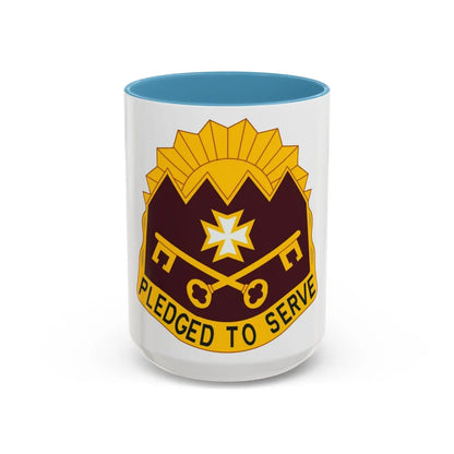 MEDDAC Sierra Depot US (U.S. Army) Accent Coffee Mug 15oz Light Blue - Go Mug Yourself