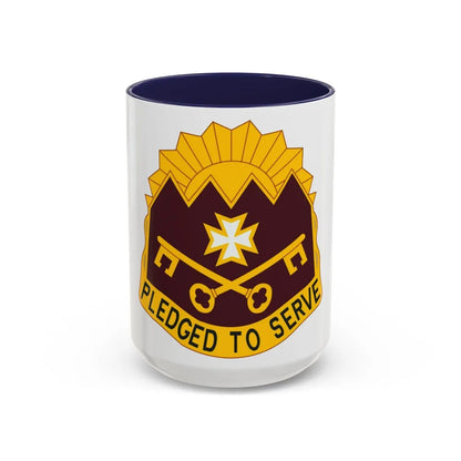 MEDDAC Sierra Depot US (U.S. Army) Accent Coffee Mug 15oz Navy - Go Mug Yourself