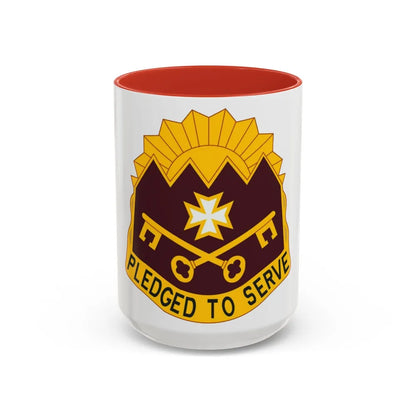 MEDDAC Sierra Depot US (U.S. Army) Accent Coffee Mug 15oz Red - Go Mug Yourself