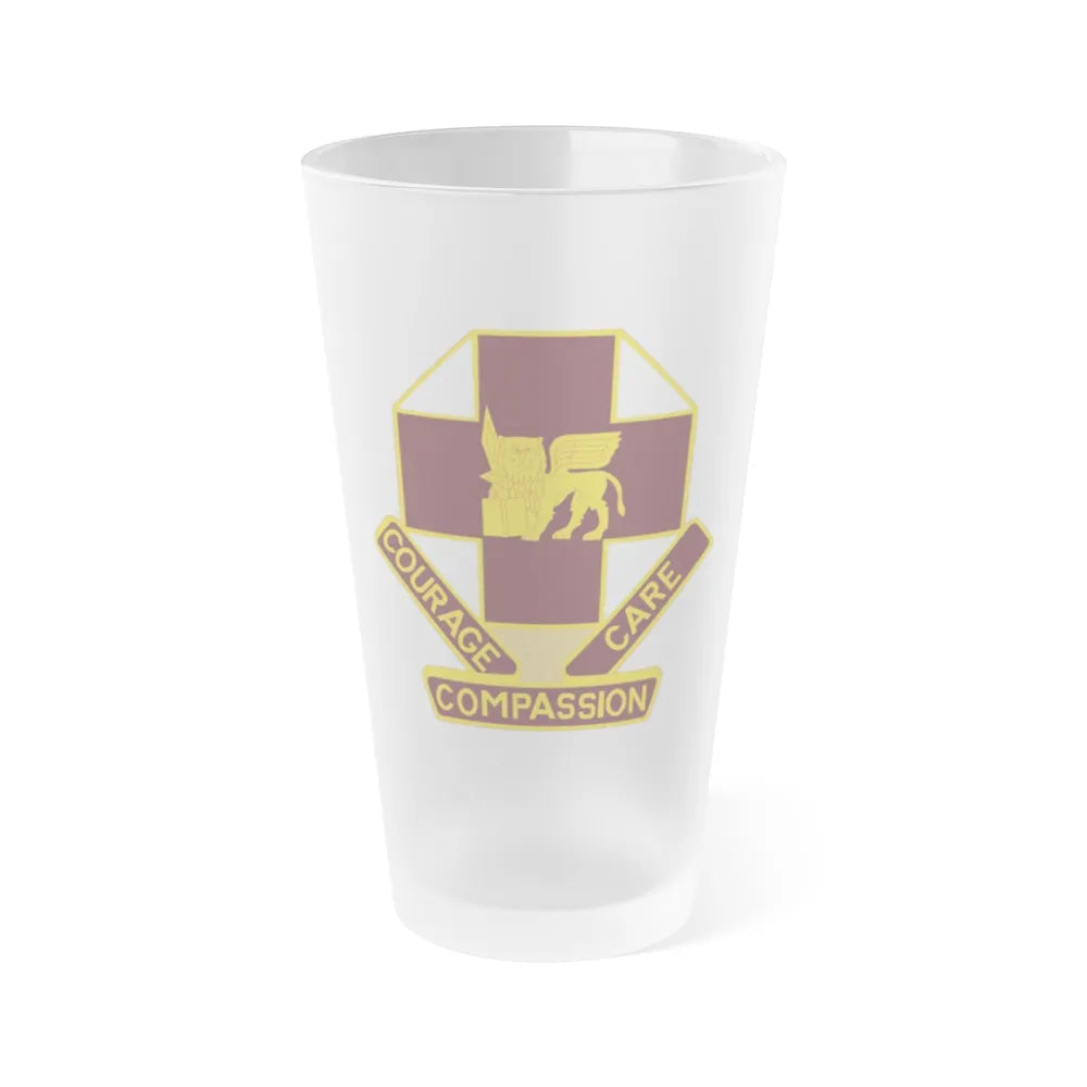 MEDDAC Vicenza US (U.S. Army) Frosted Pint Glass 16oz-Go Mug Yourself