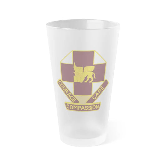 MEDDAC Vicenza US (U.S. Army) Frosted Pint Glass 16oz-Go Mug Yourself