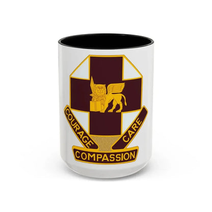 MEDDAC Vicenza US (U.S. Army) Accent Coffee Mug 15oz Black - Go Mug Yourself