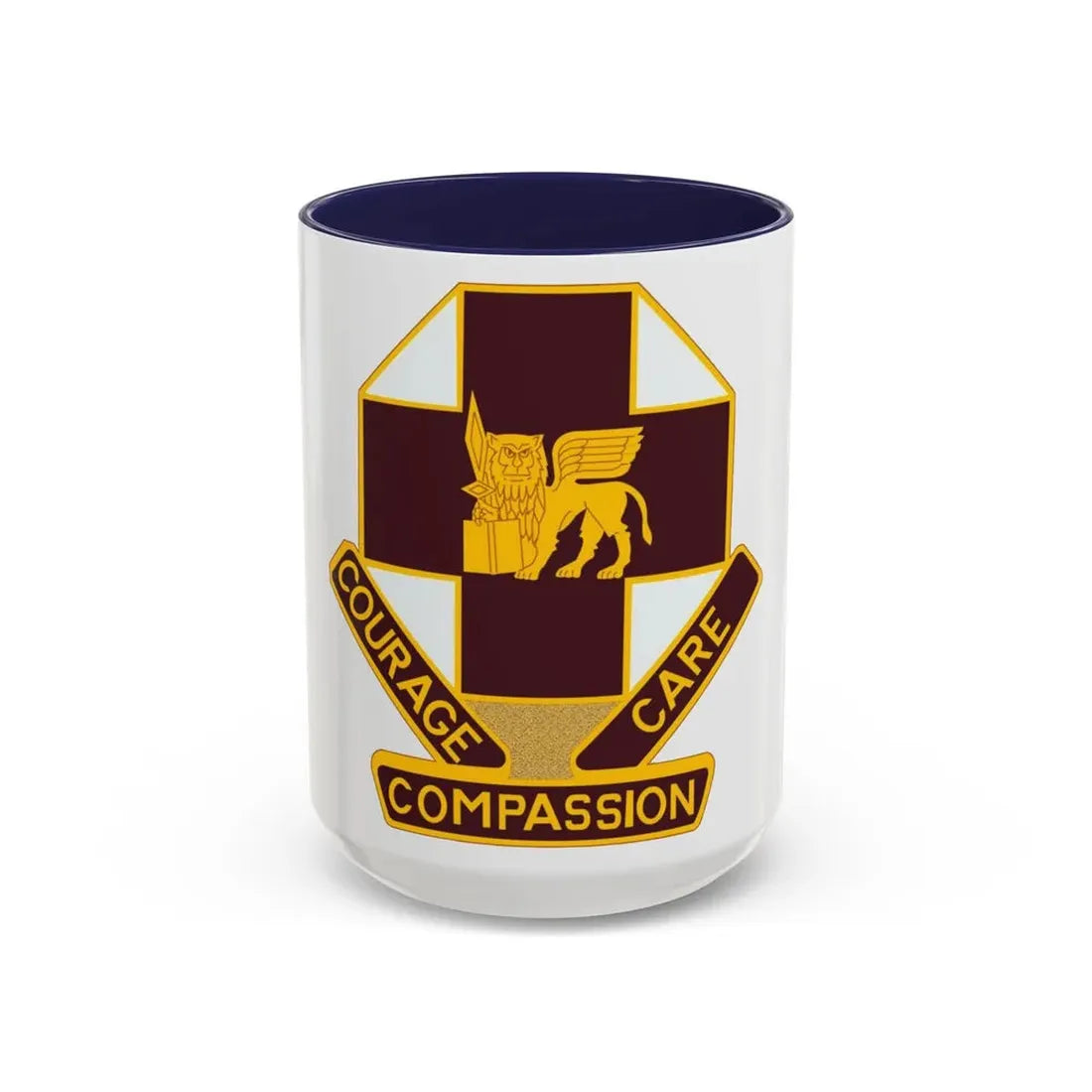 MEDDAC Vicenza US (U.S. Army) Accent Coffee Mug 15oz Navy - Go Mug Yourself