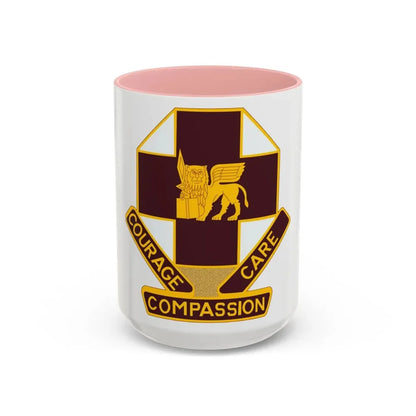 MEDDAC Vicenza US (U.S. Army) Accent Coffee Mug 15oz Pink - Go Mug Yourself