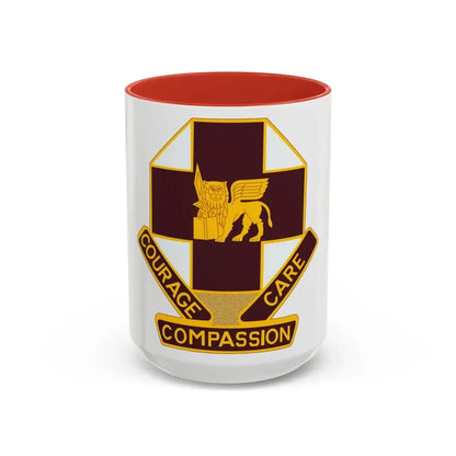 MEDDAC Vicenza US (U.S. Army) Accent Coffee Mug 15oz Red - Go Mug Yourself