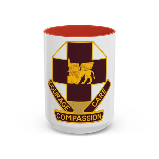 MEDDAC Vicenza US (U.S. Army) Accent Coffee Mug 15oz Red - Go Mug Yourself