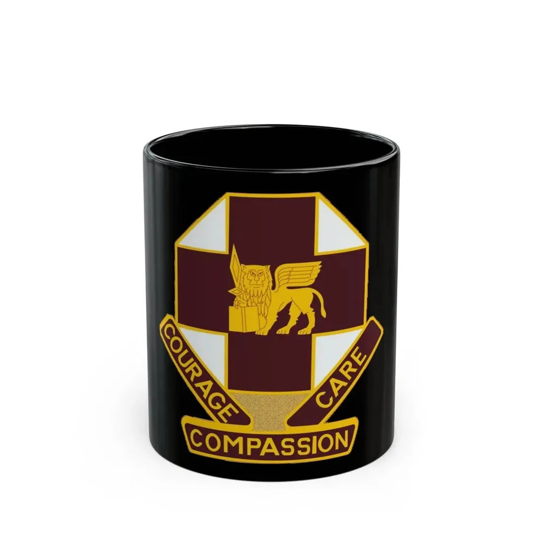 MEDDAC Vicenza US (U.S. Army) Black Coffee Mug 11oz - Go Mug Yourself