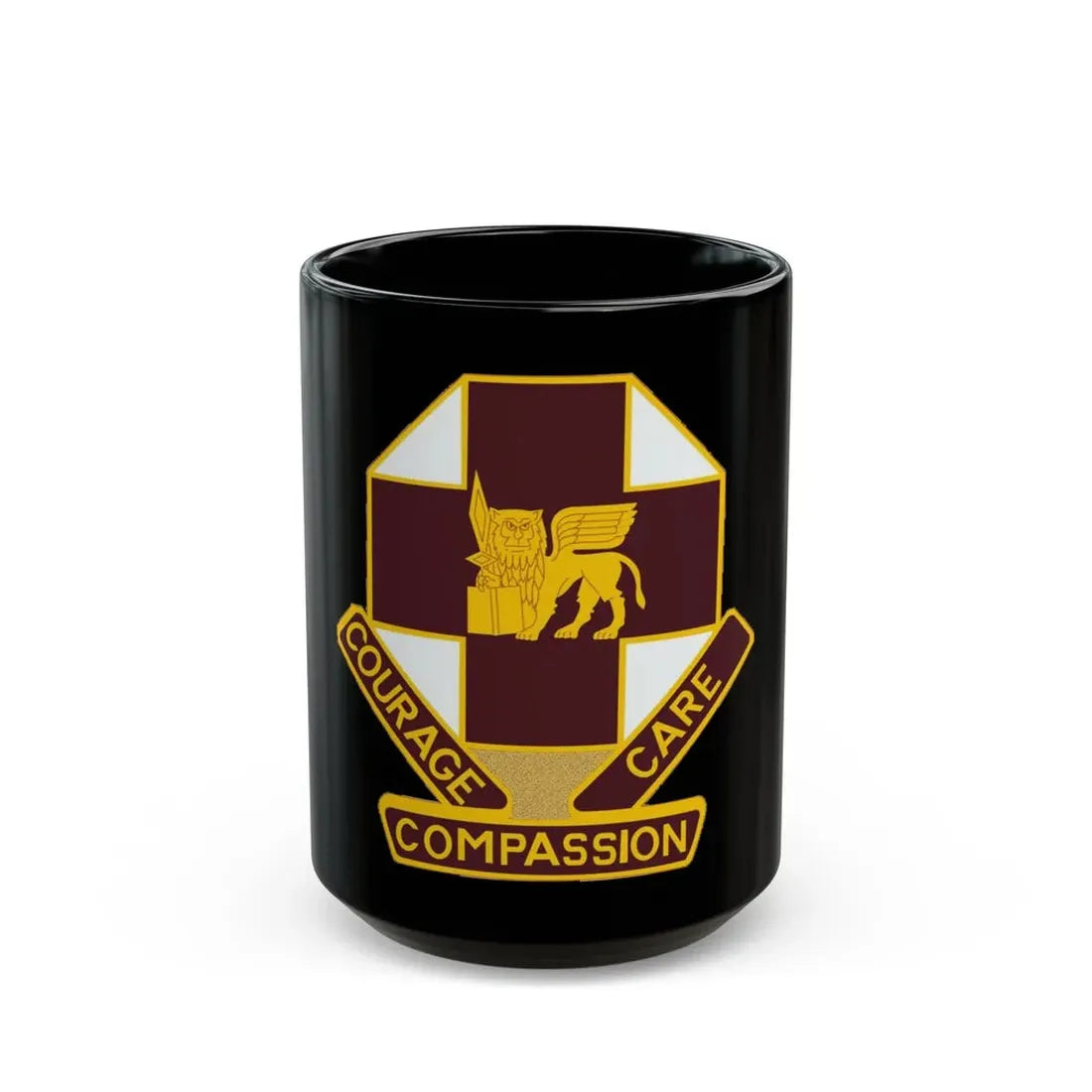 MEDDAC Vicenza US (U.S. Army) Black Coffee Mug 15oz - Go Mug Yourself