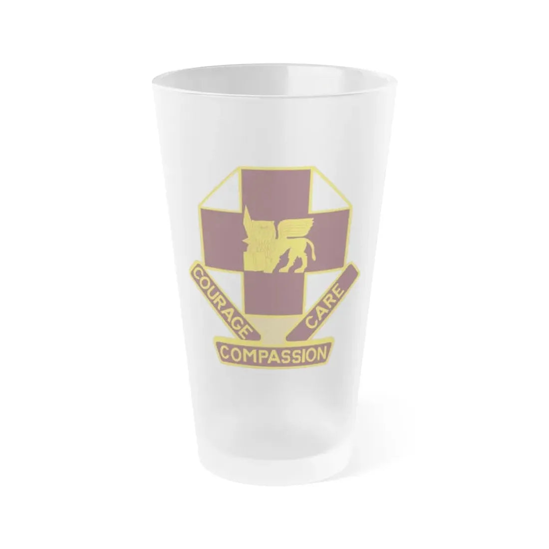 MEDDAC Vicenza US (U.S. Army) Frosted Pint Glass 16oz Default Title - Go Mug Yourself