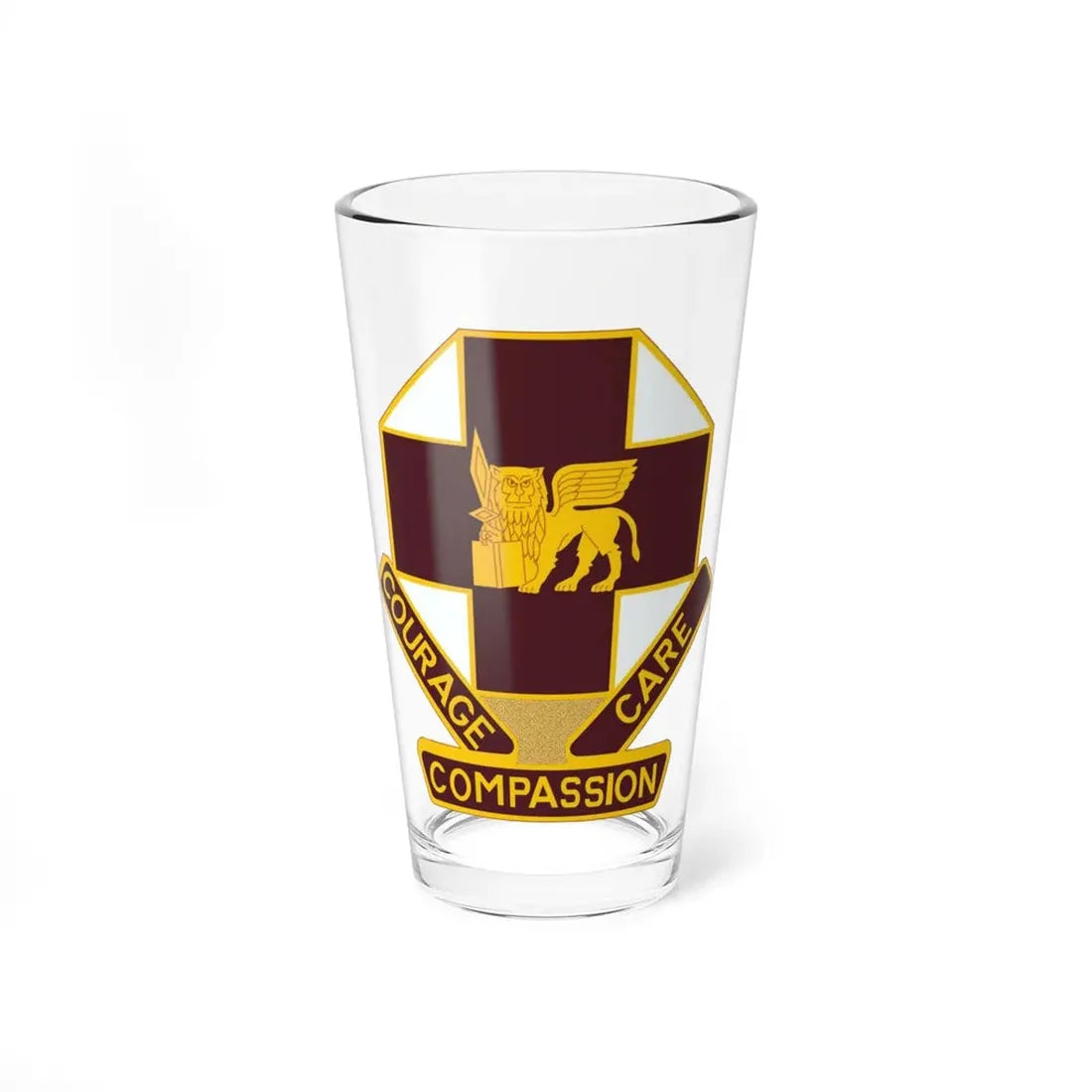 MEDDAC Vicenza US (U.S. Army) Pint Glass 16oz 16oz - Go Mug Yourself