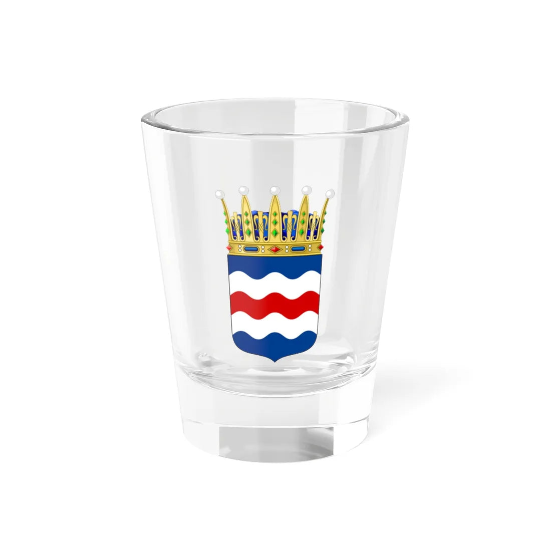 Medelpads vapen crowned (Sweden) (Coat of Arms) Shot Glass 1.5oz 1.5oz - Go Mug Yourself