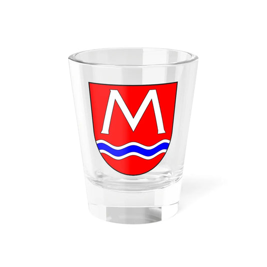 Medels i Rh wappen (Switzerland) (Coat of Arms) Shot Glass 1.5oz 1.5oz - Go Mug Yourself