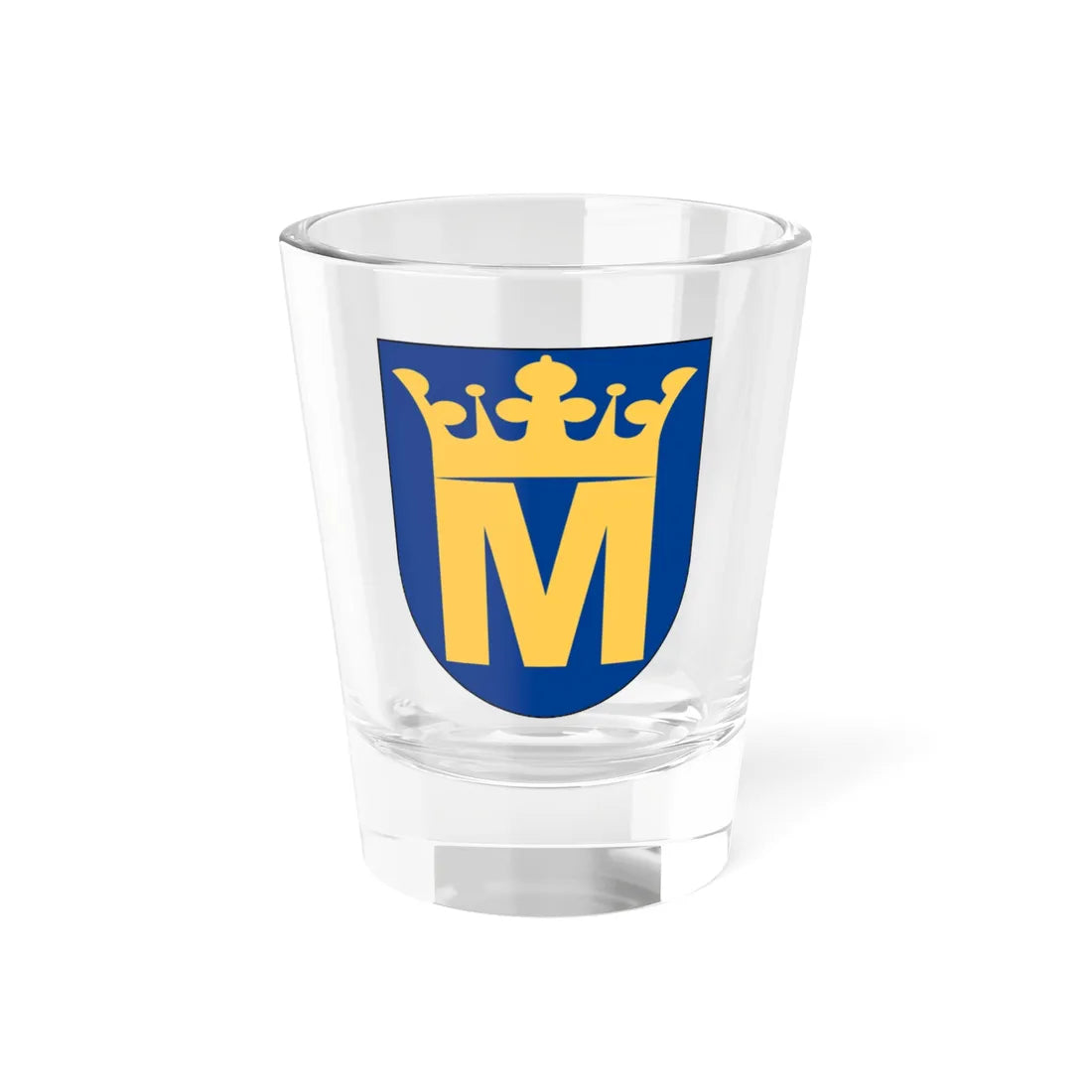 Medelstad vapen (Sweden) (Coat of Arms) Shot Glass 1.5oz 1.5oz - Go Mug Yourself