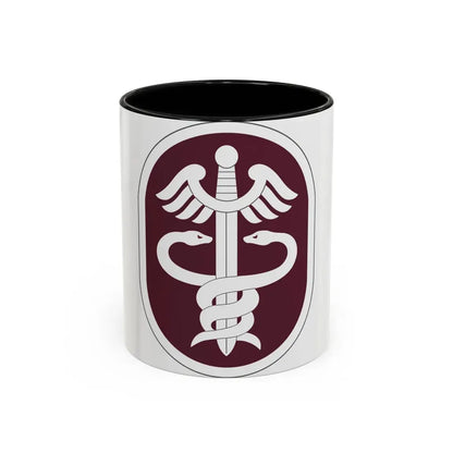 Medical Command 2 (U.S. Army) Accent Coffee Mug 11oz Black - Go Mug Yourself