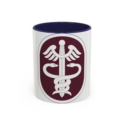 Medical Command 2 (U.S. Army) Accent Coffee Mug 11oz Navy - Go Mug Yourself