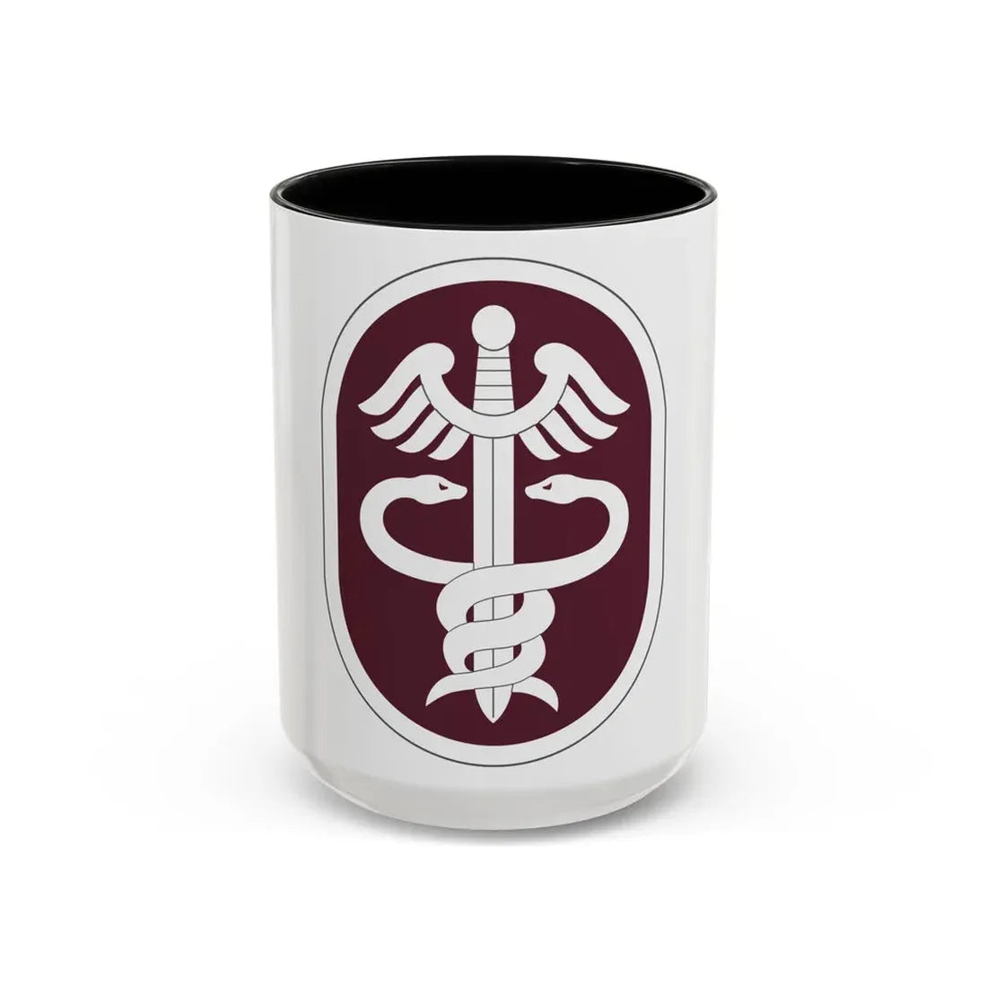 Medical Command 2 (U.S. Army) Accent Coffee Mug 15oz Black - Go Mug Yourself