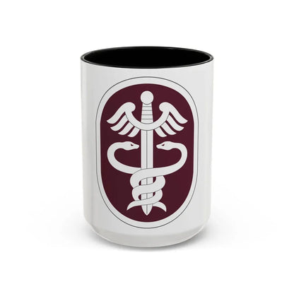Medical Command 2 (U.S. Army) Accent Coffee Mug 15oz Black - Go Mug Yourself