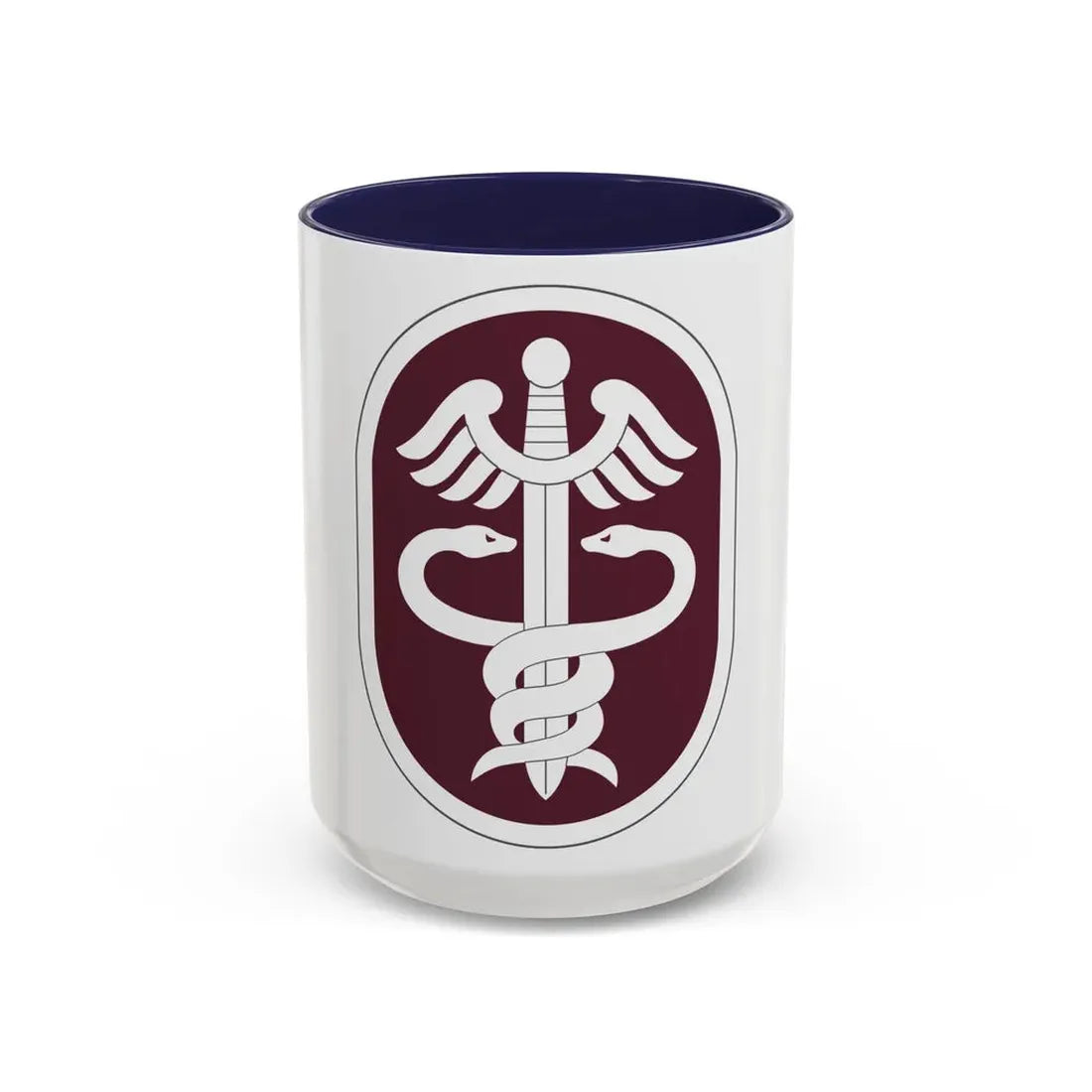 Medical Command 2 (U.S. Army) Accent Coffee Mug 15oz Navy - Go Mug Yourself
