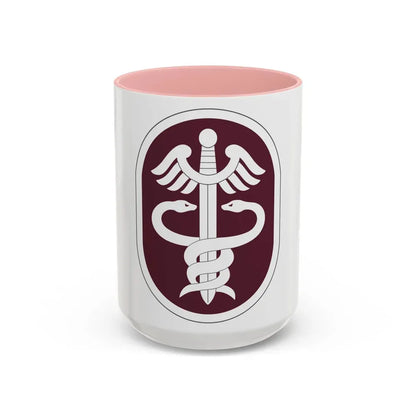 Medical Command 2 (U.S. Army) Accent Coffee Mug 15oz Pink - Go Mug Yourself