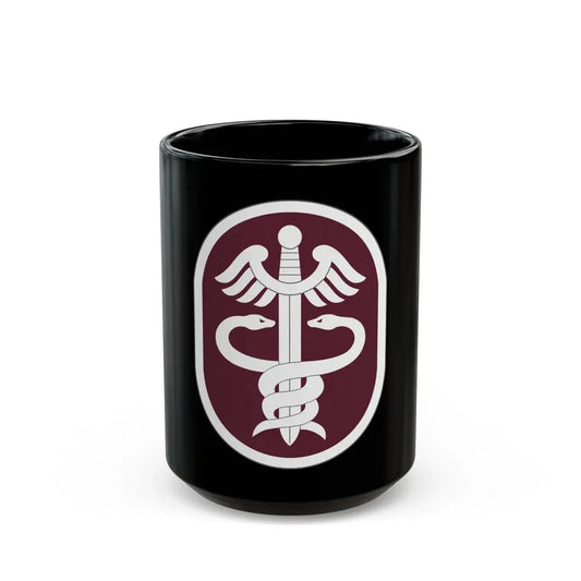 Medical Command 2 (U.S. Army) Black Coffee Mug 15oz - Go Mug Yourself
