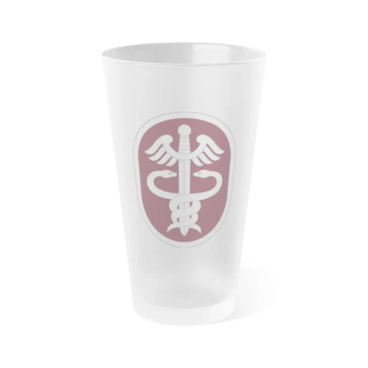 Medical Command 2 (U.S. Army) Frosted Pint Glass 16oz Default Title - Go Mug Yourself
