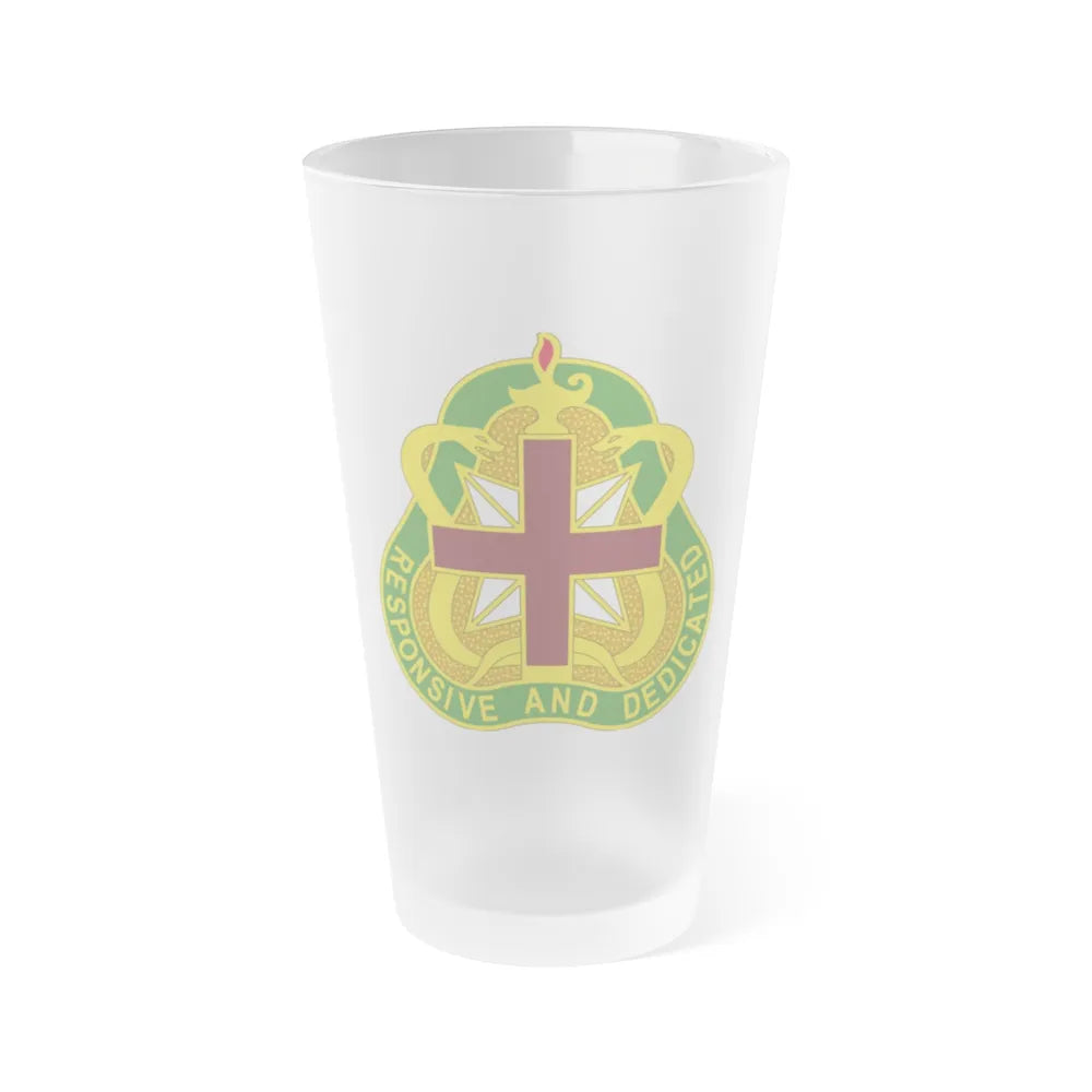 Medical Command 3 (U.S. Army) Frosted Pint Glass 16oz-Go Mug Yourself