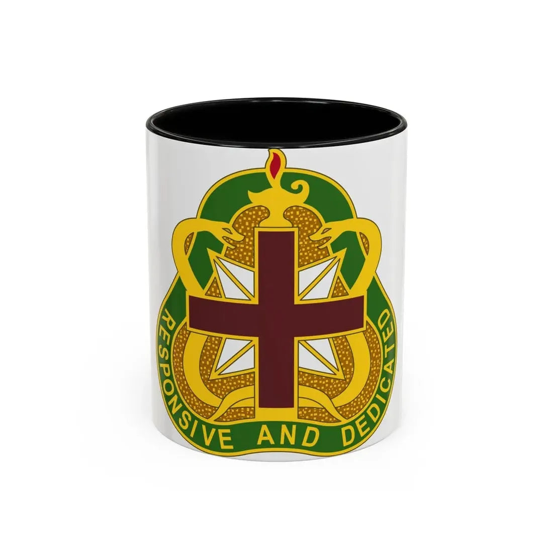 Medical Command 3 (U.S. Army) Accent Coffee Mug 11oz Black - Go Mug Yourself