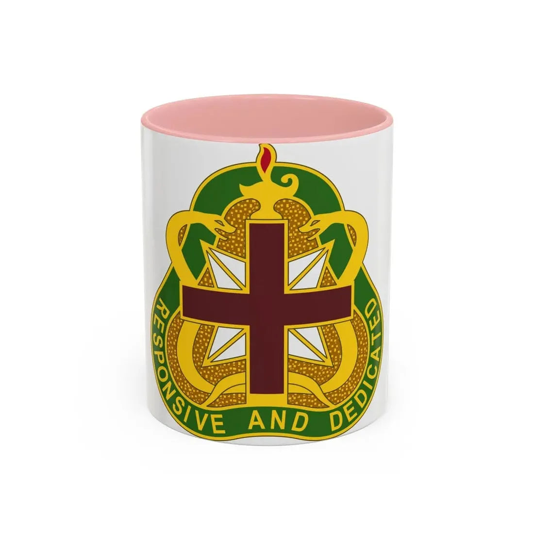 Medical Command 3 (U.S. Army) Accent Coffee Mug 11oz Pink - Go Mug Yourself
