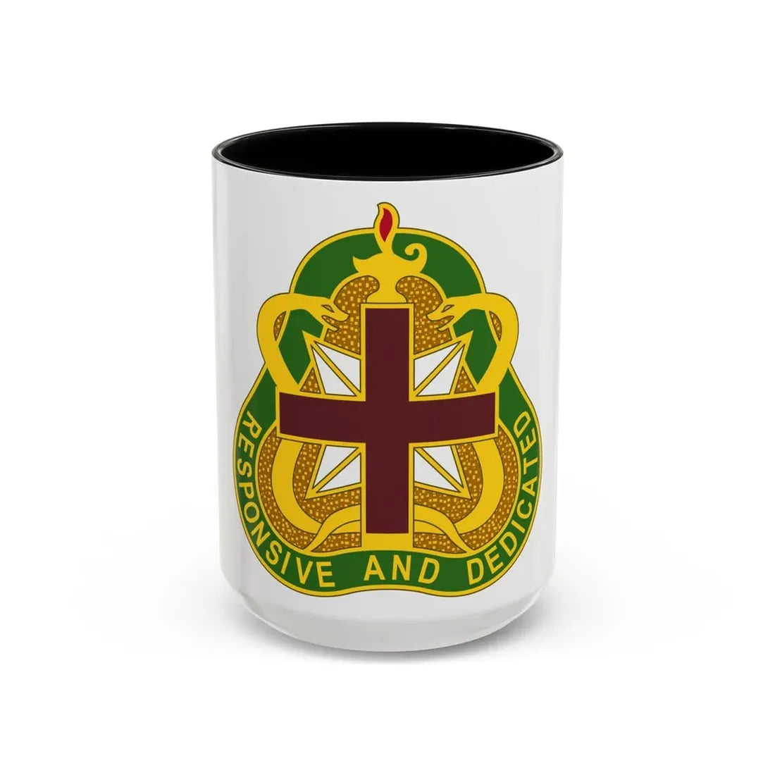 Medical Command 3 (U.S. Army) Accent Coffee Mug 15oz Black - Go Mug Yourself