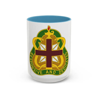 Medical Command 3 (U.S. Army) Accent Coffee Mug 15oz Light Blue - Go Mug Yourself