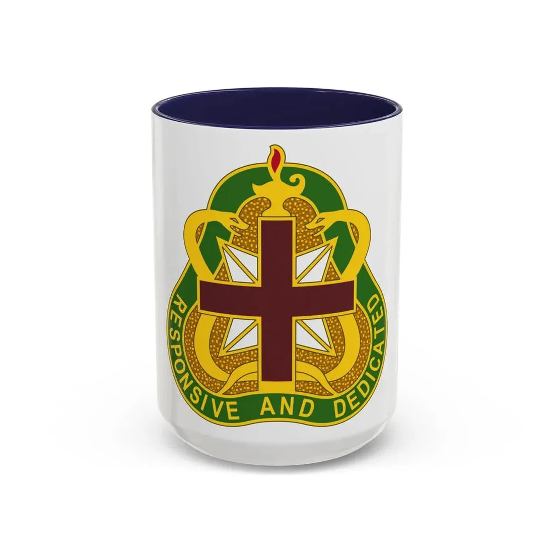 Medical Command 3 (U.S. Army) Accent Coffee Mug 15oz Navy - Go Mug Yourself