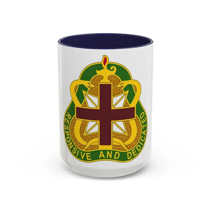 Medical Command 3 (U.S. Army) Accent Coffee Mug 15oz Navy - Go Mug Yourself