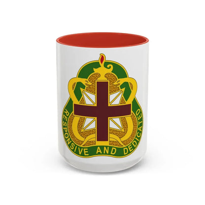 Medical Command 3 (U.S. Army) Accent Coffee Mug 15oz Red - Go Mug Yourself