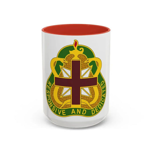 Medical Command 3 (U.S. Army) Accent Coffee Mug 15oz Red - Go Mug Yourself