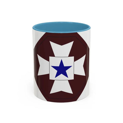 Medical Command Europe (U.S. Army) Accent Coffee Mug 11oz Light Blue - Go Mug Yourself