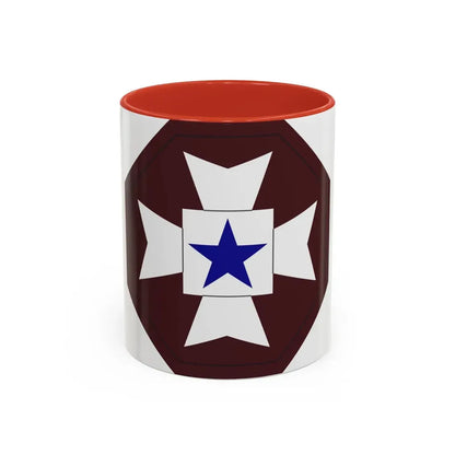 Medical Command Europe (U.S. Army) Accent Coffee Mug 11oz Red - Go Mug Yourself