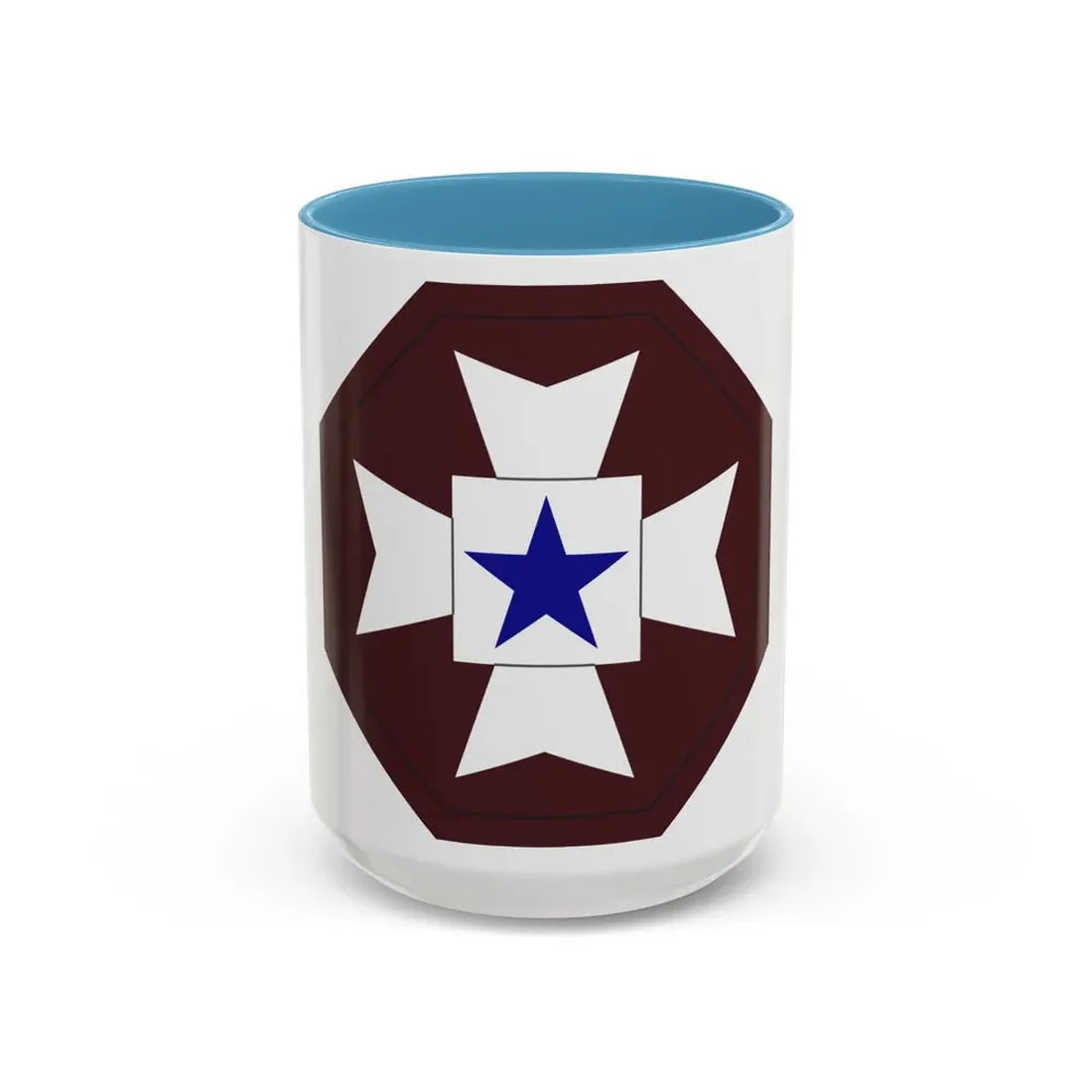 Medical Command Europe (U.S. Army) Accent Coffee Mug 15oz Light Blue - Go Mug Yourself
