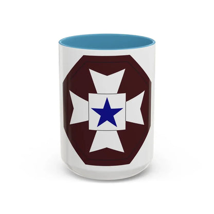 Medical Command Europe (U.S. Army) Accent Coffee Mug 15oz Light Blue - Go Mug Yourself