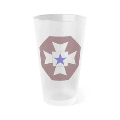 Medical Command Europe (U.S. Army) Frosted Pint Glass 16oz Default Title - Go Mug Yourself